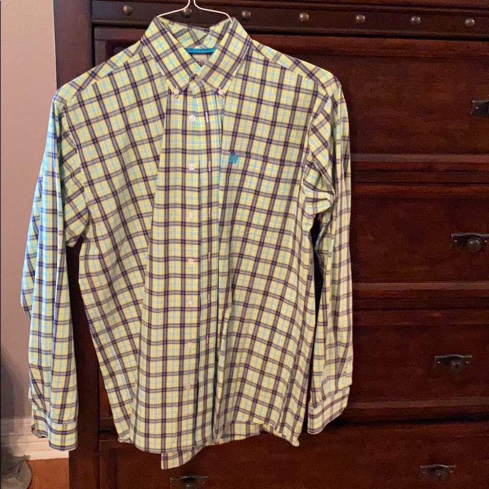 Cinch button down